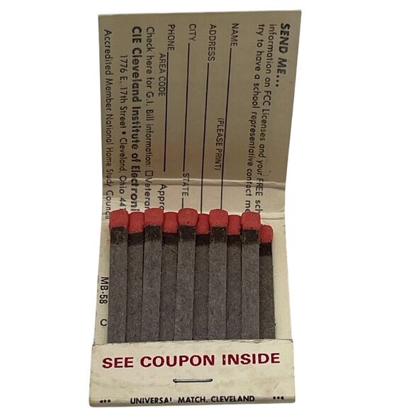 Vintage Matchbook CoverIt Says A Lot About You Novelty Match Book Unstruck - Picture 10 of 11